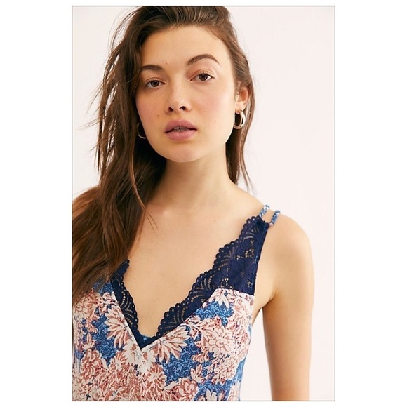 NWT Free People Blue Morning Sun Slip Dress - Picture 3 of 4
